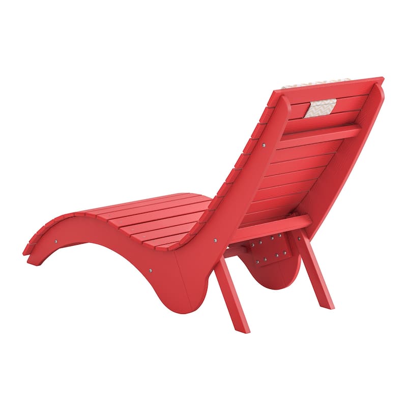 HDPS Water-Resistance Outdoor Chaise Lounges for Use in the Pool, Patio, Garden
