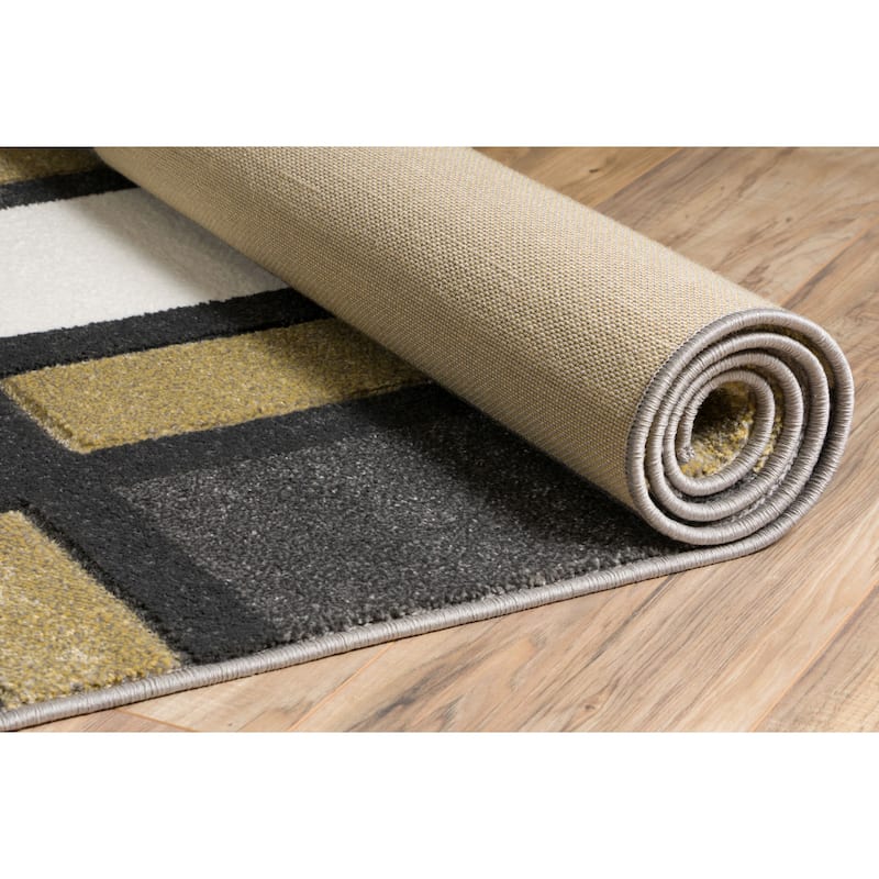 Well Woven Modern Geometric Mat Accent Rug - 2' x 3' - 2' x 3'