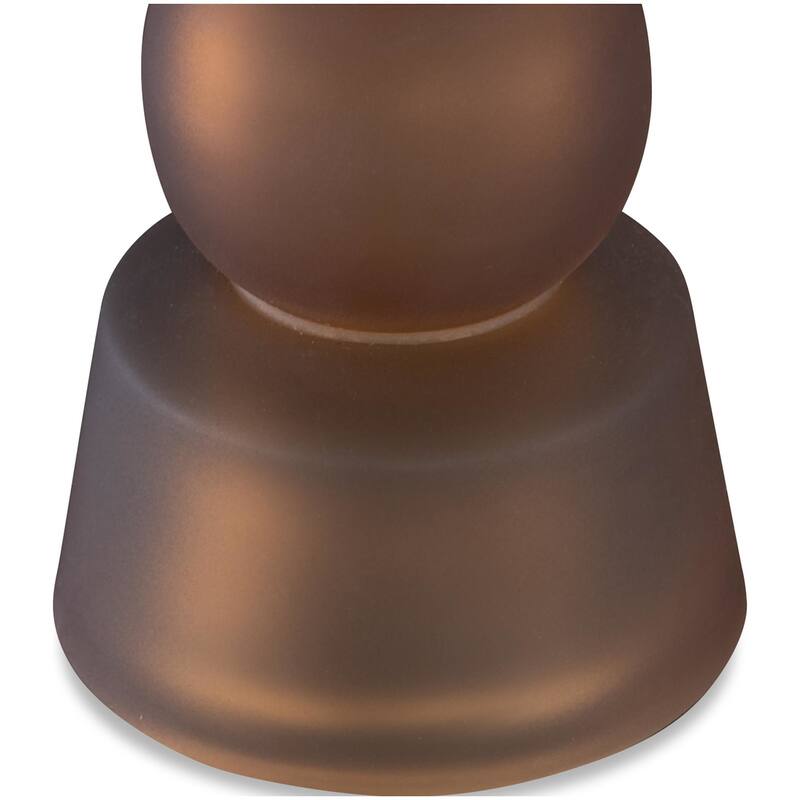 Uttermost 18045 Cassiopeia Glass Table Pillar Candle Holder - Set of 3