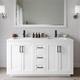 Option White / Giotto Quartz Top / Matte Black Hardware