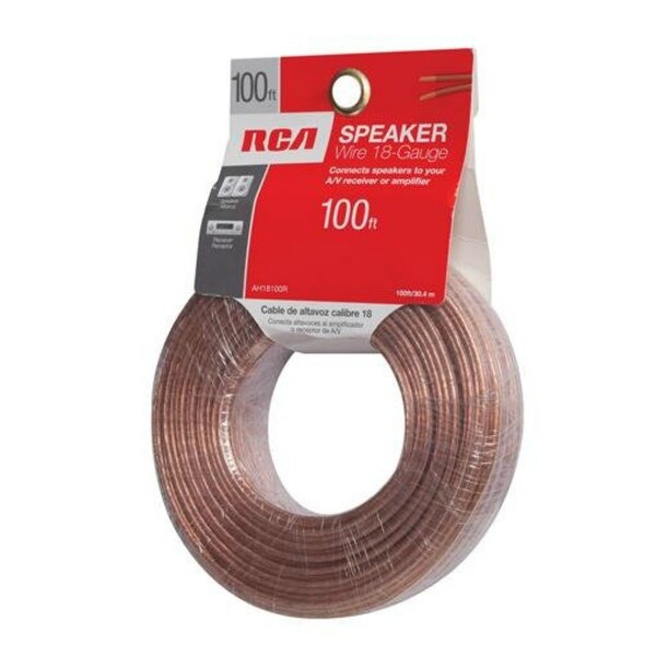 GE/RCA RCAAH18100RB RCA 18-Guage Speaker Wire - 100 Feet