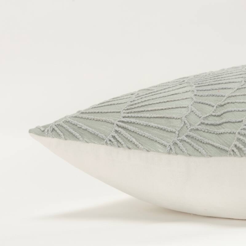 Rizzy Home Transitional Ivory Poly Filled Pillow - 20" x 20"