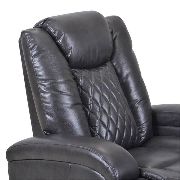 Motion Recliner With Usb Charge Port And Cup Holder Lounge Chair Overstock 31806388