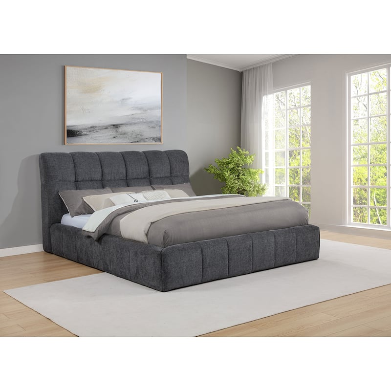 Nollet 48-inch Upholstered Platform Bed