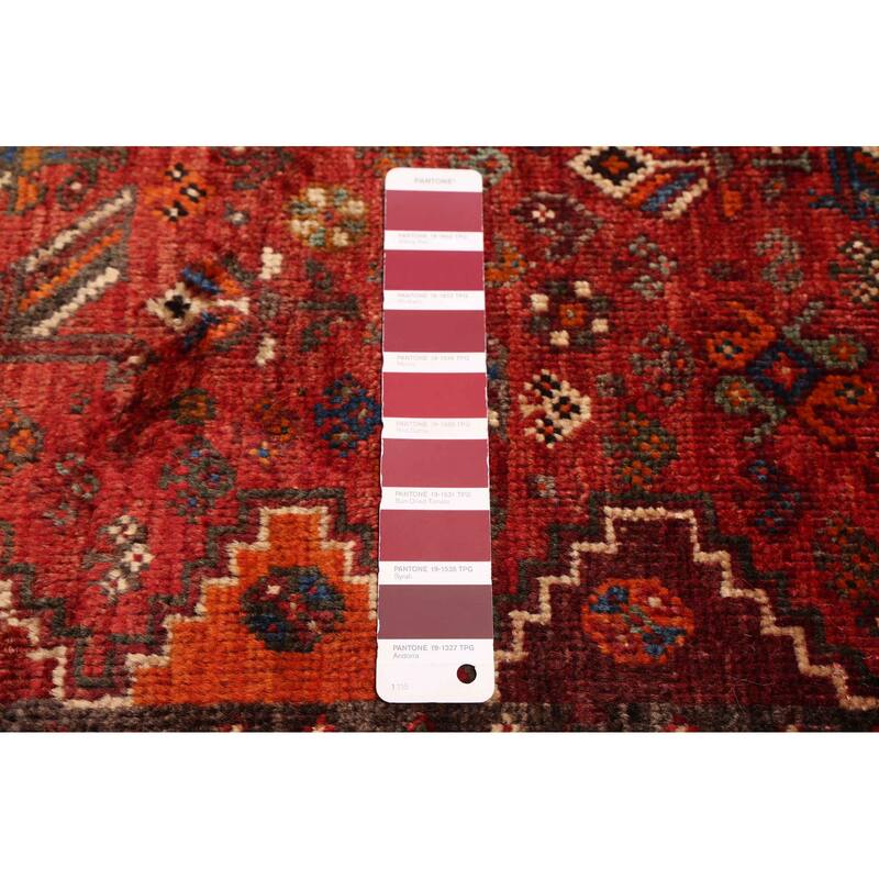 ECARPETGALLERY Hand-knotted Melis Vintage Red Wool Rug - 5'4 x 8'2