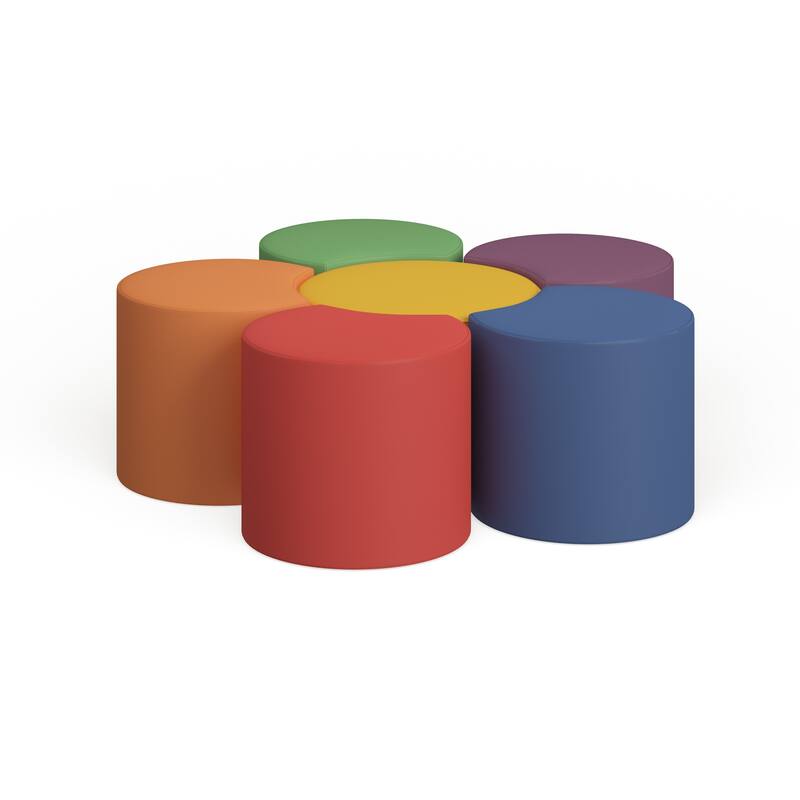 Soft Seating Collaborative Flower Set for Classrooms (18"H)