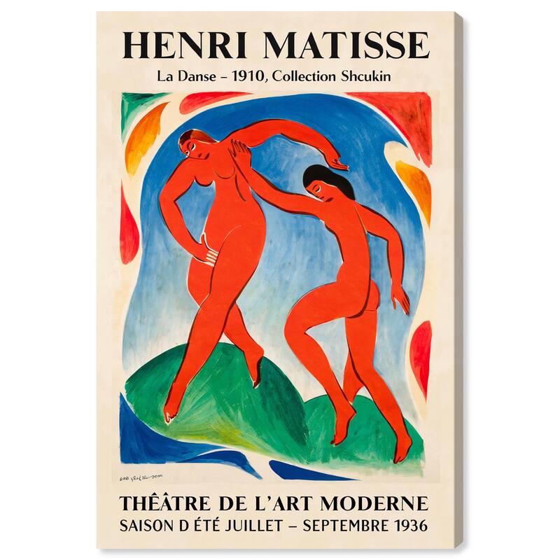 Dance by Henri Matisse Canvas by Art Remedy, Gallery Wrapped - 10" x 15"