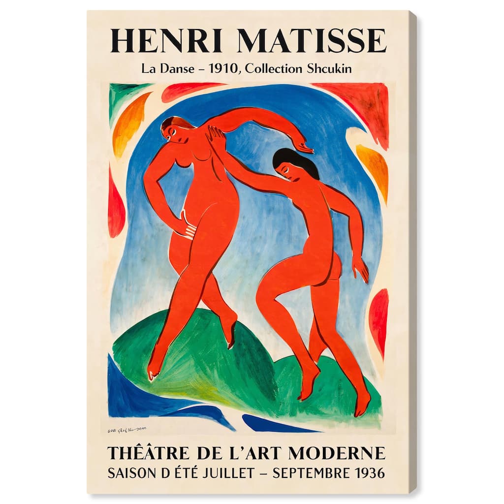 Dance by Henri Matisse Canvas by Art Remedy, Gallery Wrapped