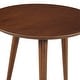 preview thumbnail 8 of 12, Evie Wood End Table with Faux Wood Overlay by Christopher Knight Home - 20"L x 20"W x 22"H