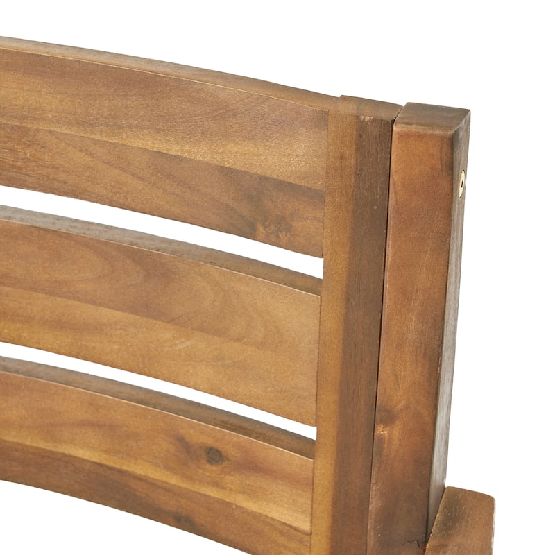 Taiga Outdoor 7-piece Rectangle Wood Dining Set by Christopher Knight Home