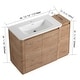 preview thumbnail 4 of 87, BNK 36"/40"/48"/52"/60"/64"/84"/92" Bathroom Vanity With Sink, Freestanding Bathroom Vanity with Doors and Adjustable Shelf
