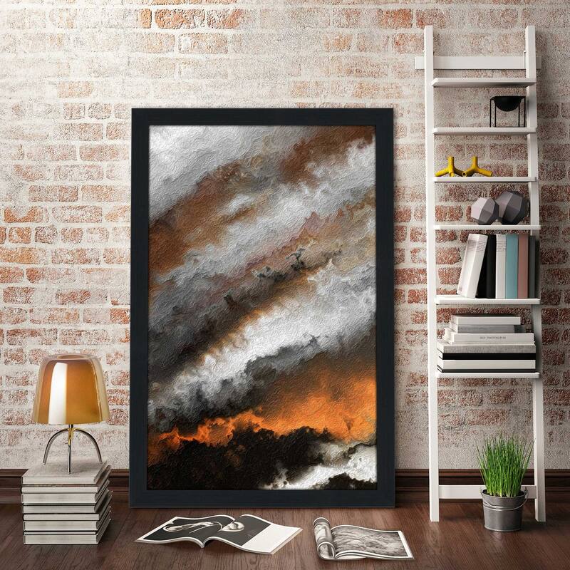"Jeremiah 20 9 Fire In My Heart" by Mark Lawrence Print on Acrylic.