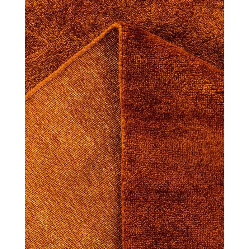 Overdyed, One-of-a-Kind Hand-Knotted Area Rug - Gold - 6' 0" x 9' 0"