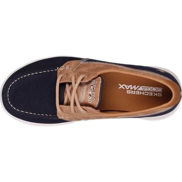 skechers go walk lite coral navy
