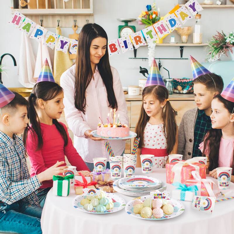 151 Pcs Birthday Tableware Set Serve 25