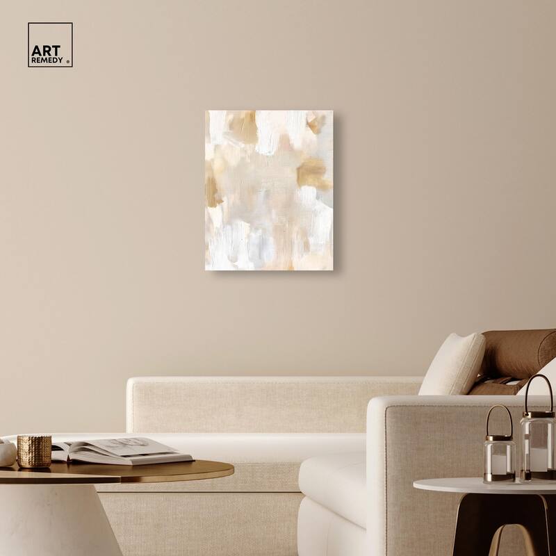 Beige and Cream I Canvas by Art Remedy, Gallery Wrapped