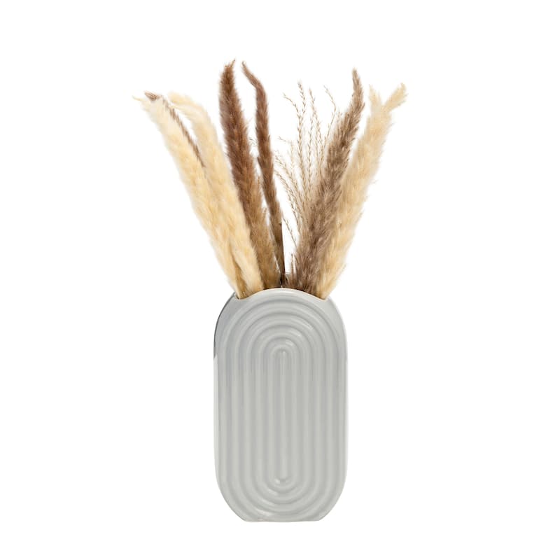 Sagebrook Home Elegant Ceramic Vase, Contemporary Design for Modern Decor