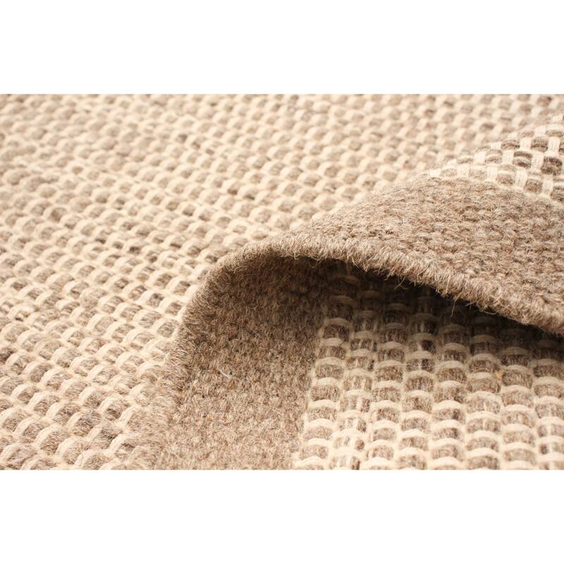 ECARPETGALLERY Hand Loomed Bungalow Wool Dhurrie