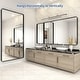 preview thumbnail 77 of 141, Apmir Metal Frame Tempered Glass Bathroom Vanity Mirror for Wall, Cloakroom, Bedroom