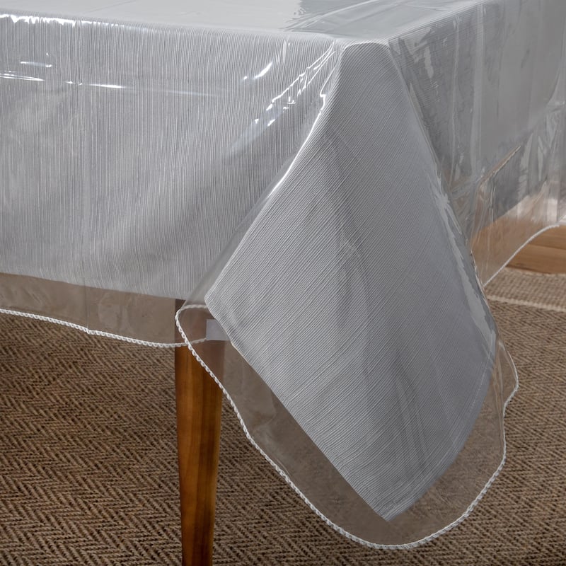 Home Details Crystal Clear Tablecloth Protector - 60"x 108"