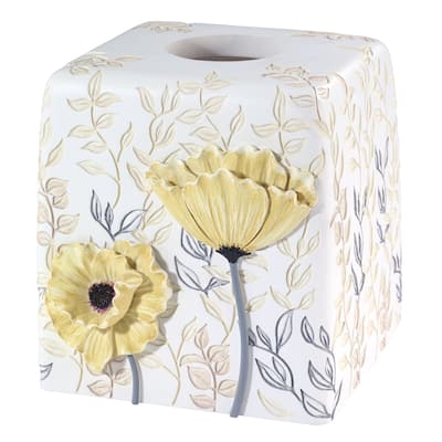 Marielle Tissue Cover - Yellow
