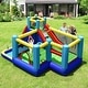 preview thumbnail 2 of 8, Costway Inflatable Bounce House 8-in-1 Kids Inflatable Slide Bouncer - See Details