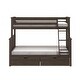 preview thumbnail 4 of 9, Max and Lily Twin XL over Queen Bunk Bed with Storage Drawers