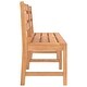 preview thumbnail 4 of 5, vidaXL Patio Bench 70.9" Solid Teak Wood - 70.9" x 23.2" x 35.4"