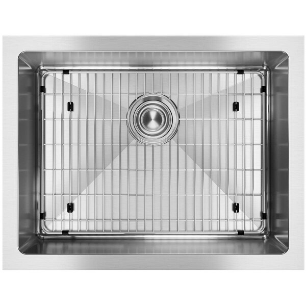 Elkay EFRU2115TC Crosstown 23-1/2" Undermount Single Basin Stainless Steel Kitchen Sink with Sound Dampening - Stainless Steel