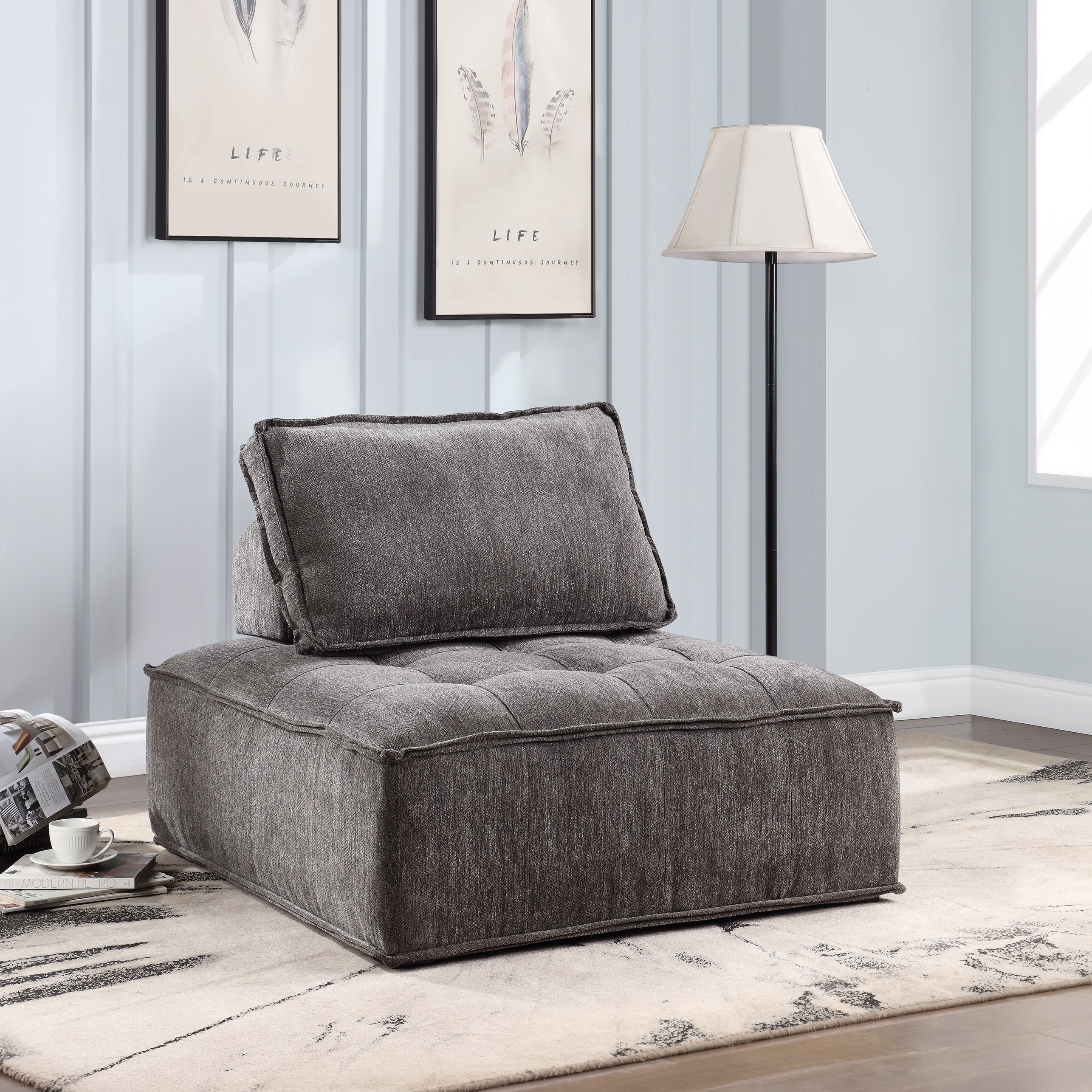Corner sales accent chair