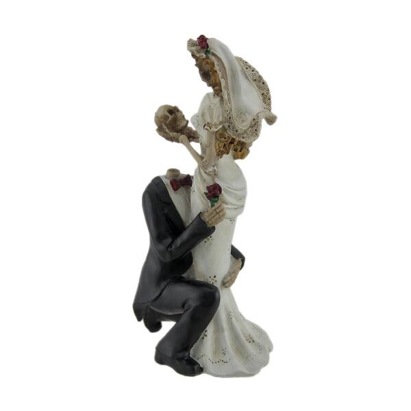 Shop Skeleton Bride And Groom Wedding Couple Statue Cake Topper