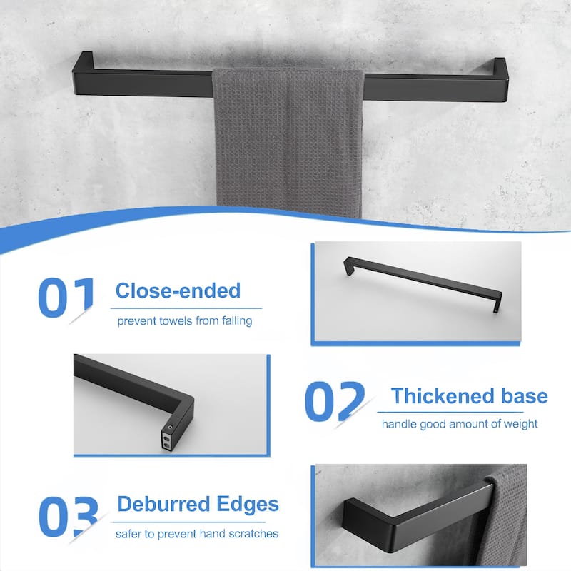 AITINKAN 24" Bathroom Towel Bar Towel Rack Towel Holder