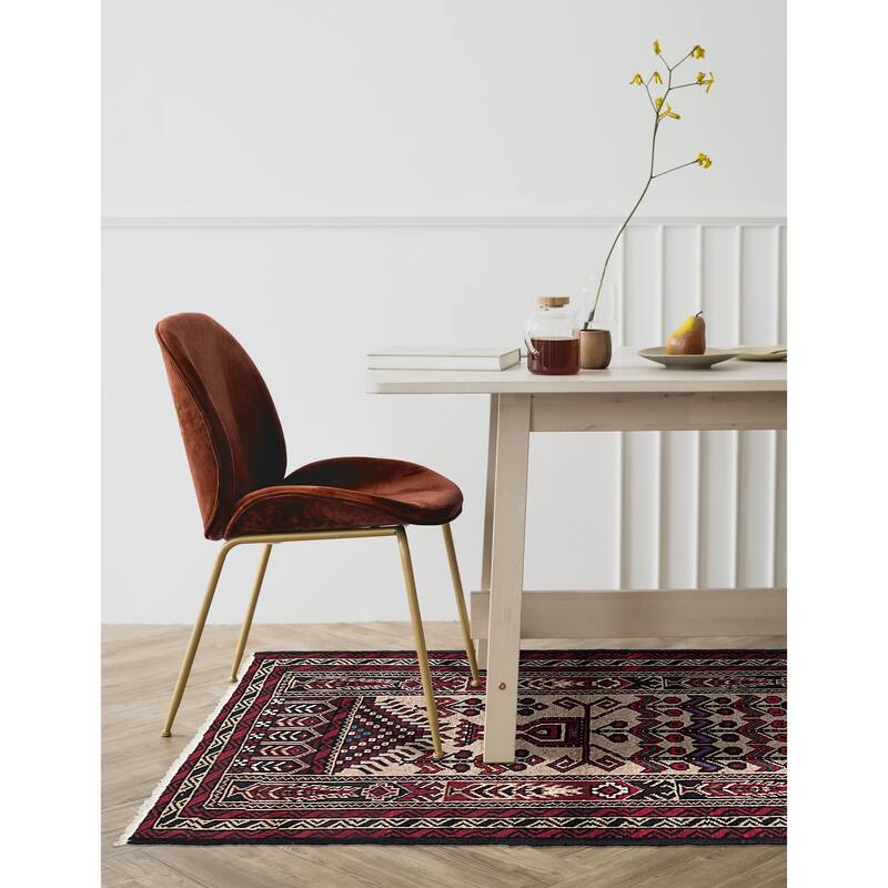 ECARPETGALLERY Hand-knotted Teimani Tan Wool Rug - 3'2 x 5'9