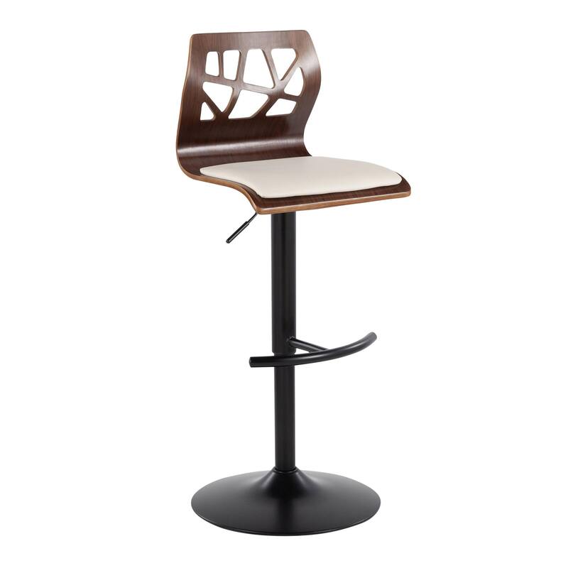 Carson Carrington Sala Adjustable Bar Stool with Rounded T Footrest (Set of 2)