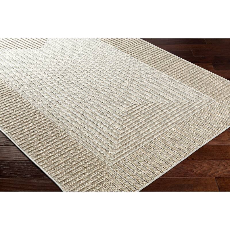 Livabliss Rockport Modern Border Area Rug