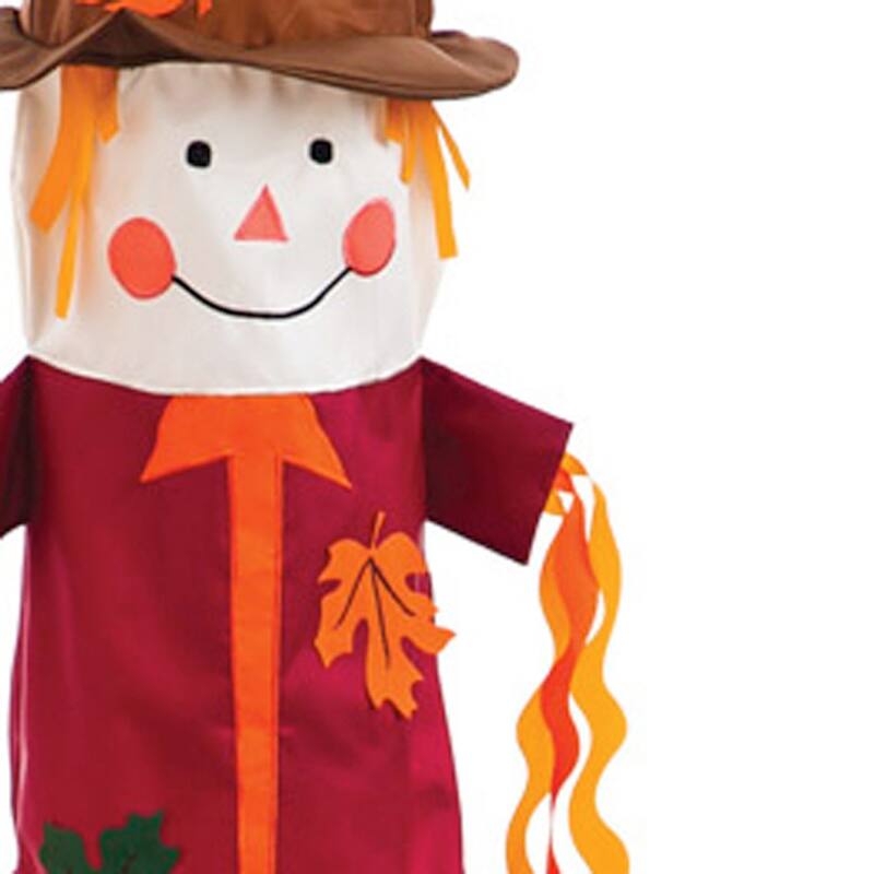 Scarecrow Applique Sculpt Windsock