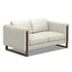preview thumbnail 12 of 15, WYNDENHALL Hillcrest Modern, Contemporary 62 inch Wide Sofa in Genuine Leather