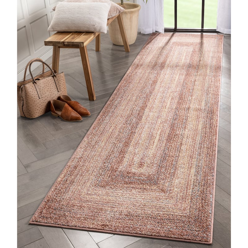 Well Woven Rodeo Chindi Bohemian Vintage Area Rug