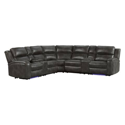 Silhouette 6-Piece Recliner Sectional