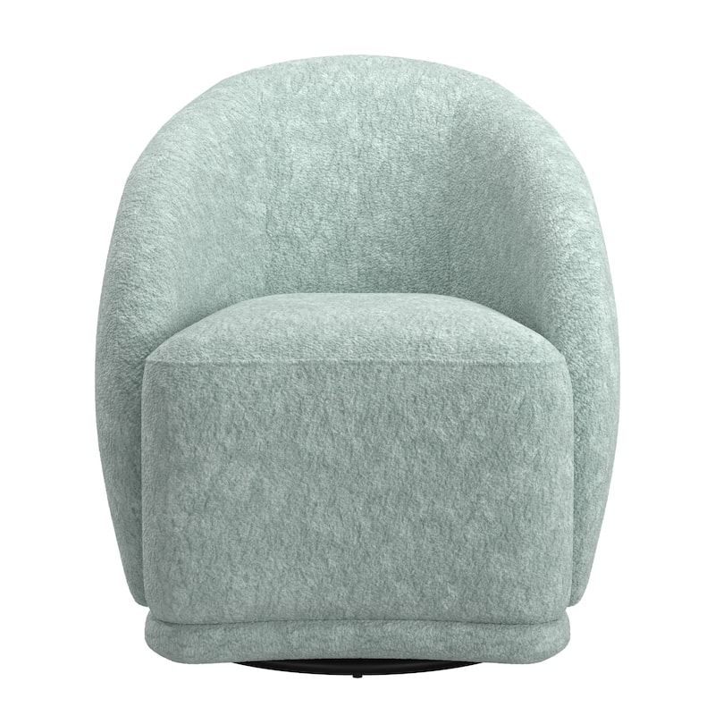 Solvie Jacquard Velvet Swivel Accent Chair by iNSPIRE Q Modern