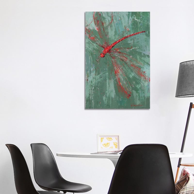 iCanvas "Dragonfly VII" by Olena Bogatska Canvas Print - 40x26x1.5