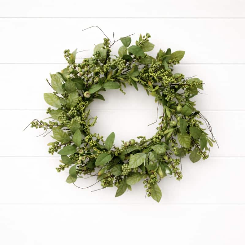 Mixed Berry Decorative Wreath 24 Inch