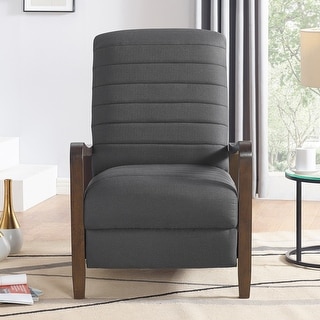Push Back Recliner with Wooden Arms Bed Bath Beyond 37884354