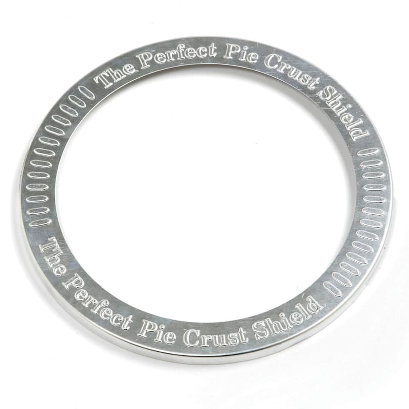 Norpro Reusable Aluminum 10" Pie Crust Shield - Prevents Burnt Crusts - 10 Inch - Silver - 10 Inch