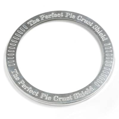 Norpro Reusable Aluminum 10" Pie Crust Shield - Prevents Burnt Crusts - 10 Inch