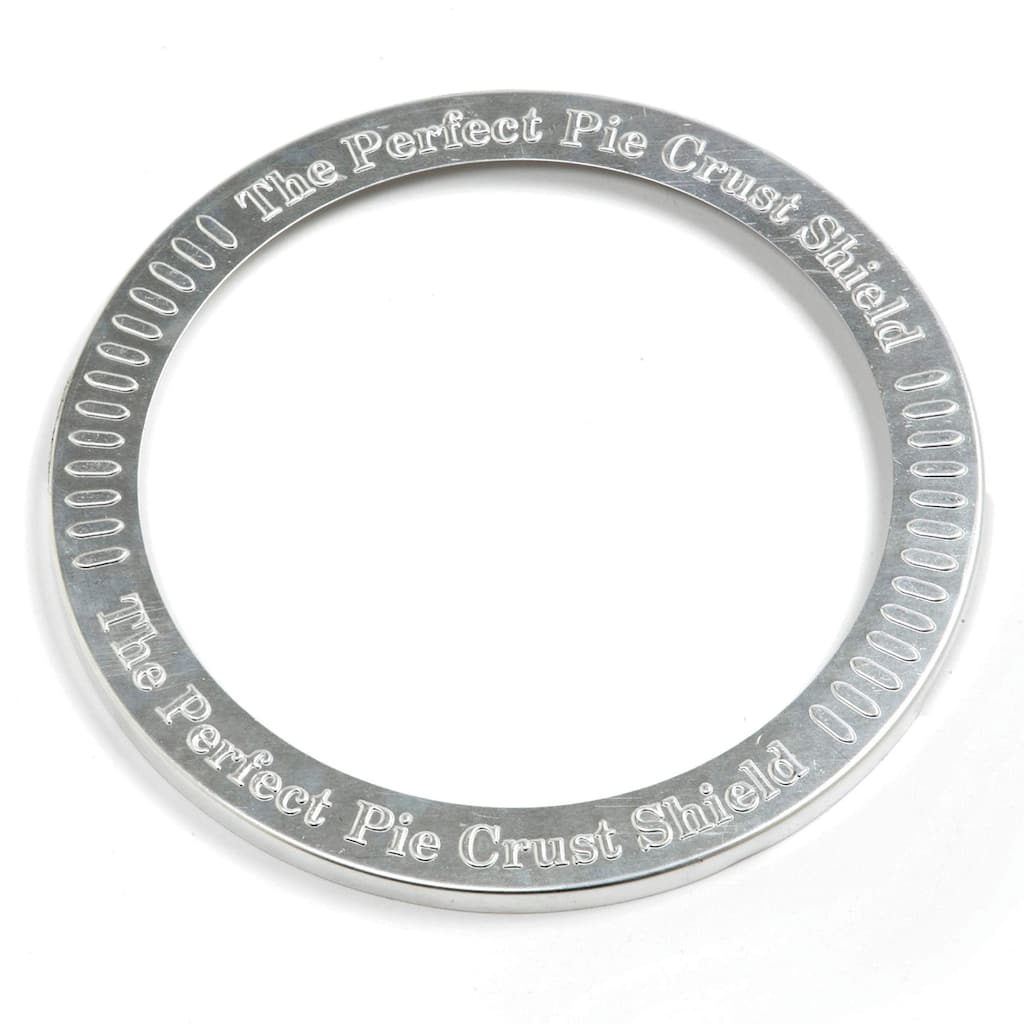 Norpro Reusable Aluminum 10" Pie Crust Shield - Prevents Burnt Crusts - 10 Inch