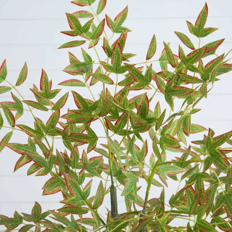 5-ft Autumn Nandina Artificial Fall Tree - Green