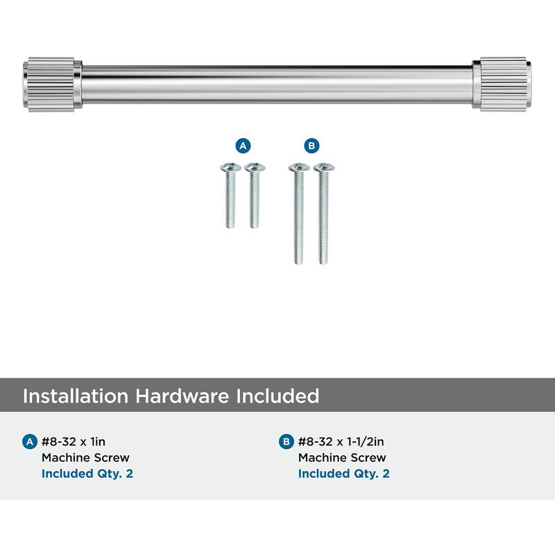 Amerock BP37805 Farewind 6-5/16" Center to Center Fluted Bar Cabinet