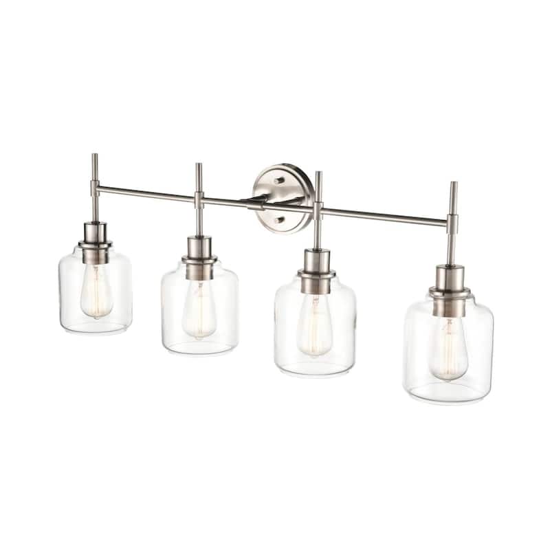 Millennium Lighting 4 Light 35" Wide Bathroom Vanity Light - Satin Nickel