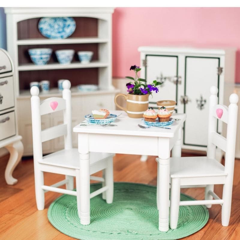 american girl table set